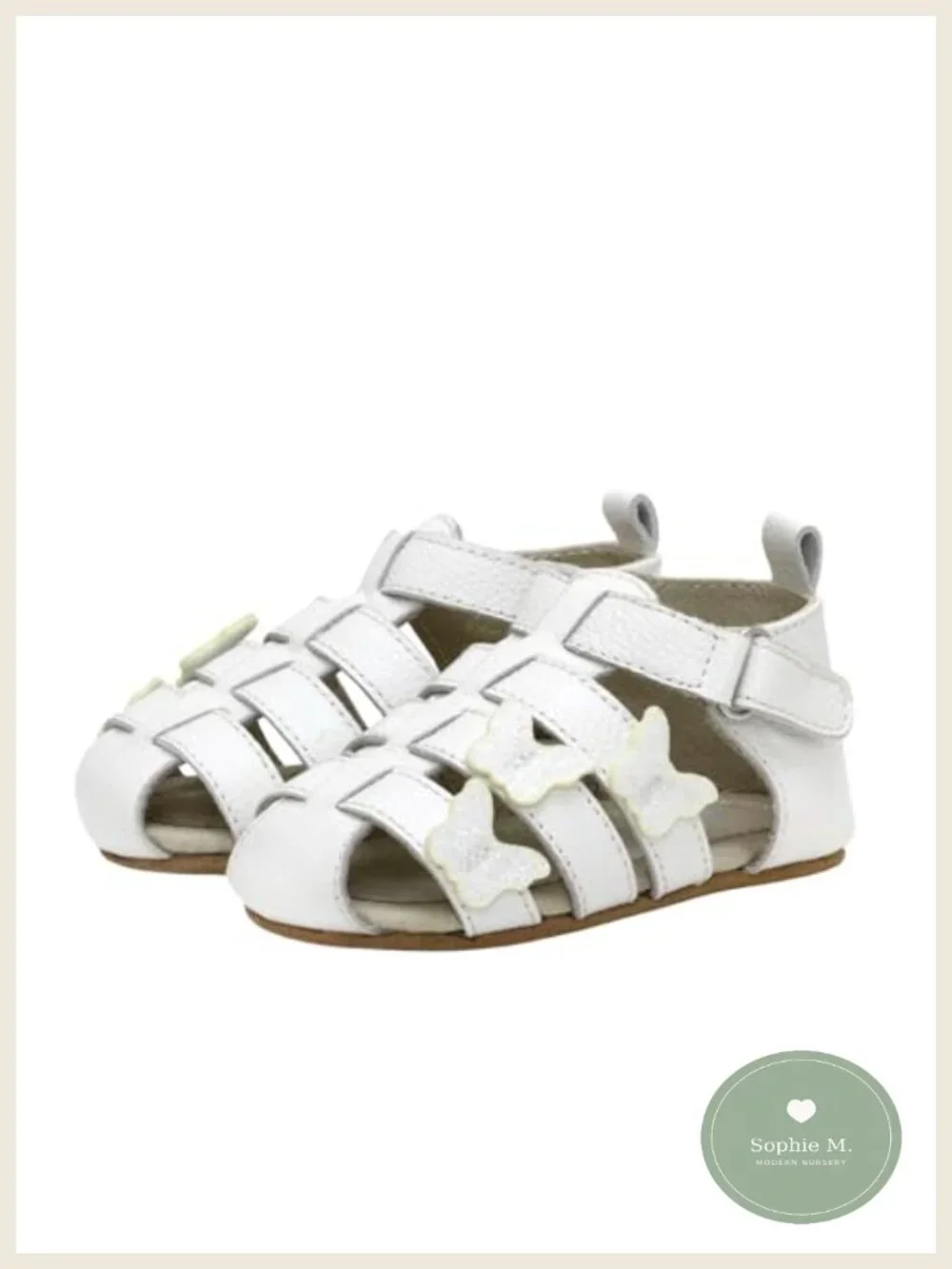Robeez First Kicks Fisherman Sandals - Leather Baby Walking Shoes